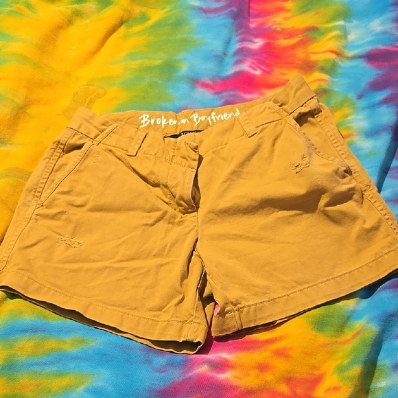 J. Crew Women's Mustard Shorts - Picture 1 of 3